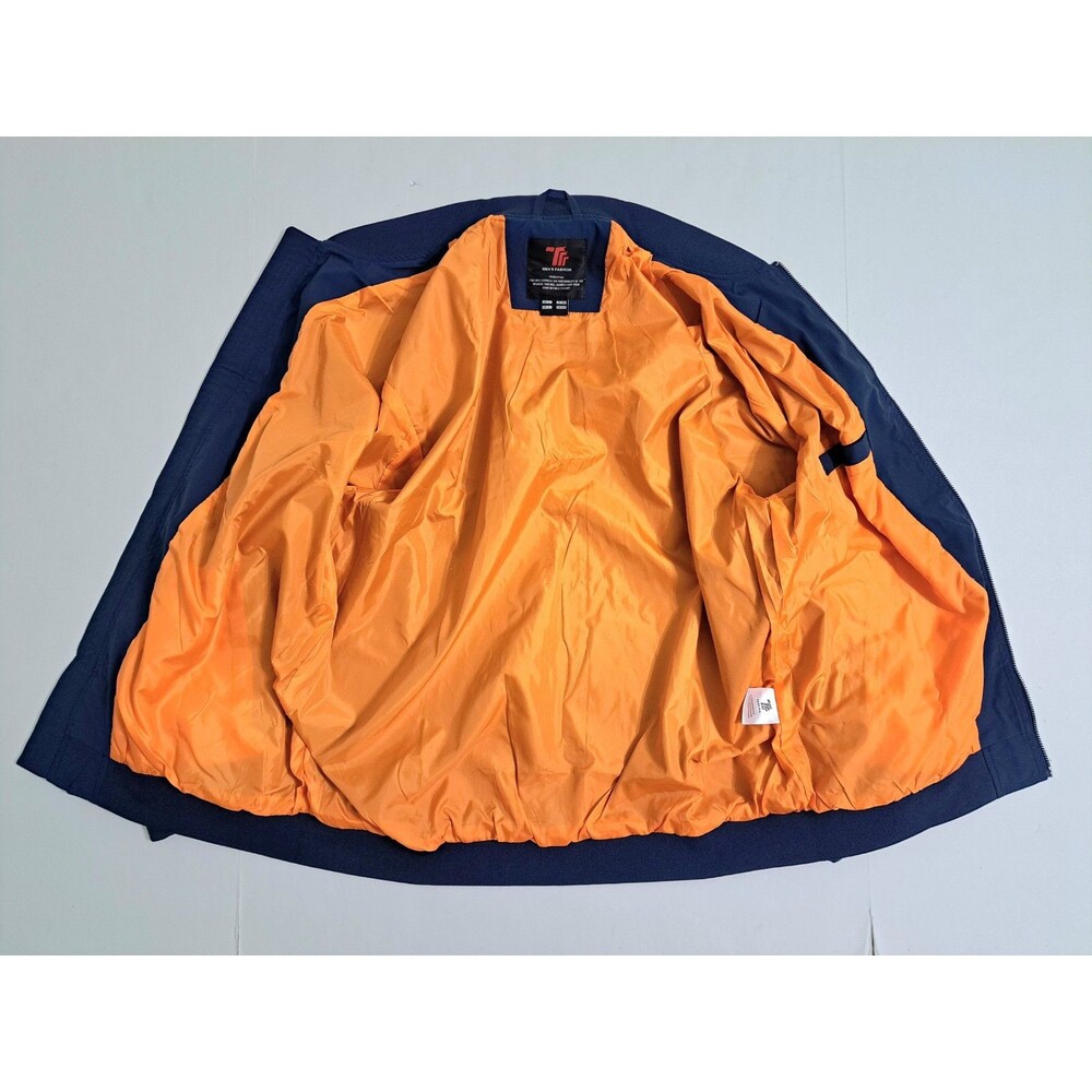 TBY Outdoor Basic Jacket Zip Coat Men's Large Blue Travels Together With You TRR - Picture 6 of 11